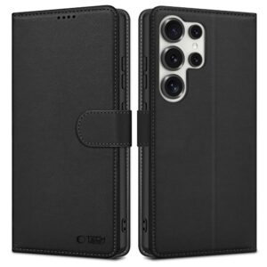Tech-Protect Wallet Case for Samsung Galaxy S25 Ultra - Black