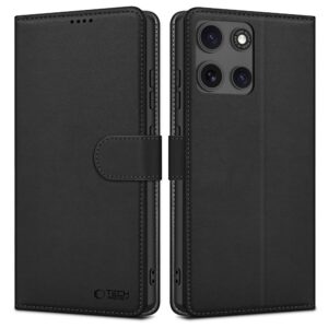 Tech-Protect Wallet Case for Motorola Moto G15 / G15 Power - Black