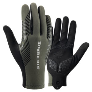 Rockbros cycling gloves spring/summer/autumn, full, size: M - green