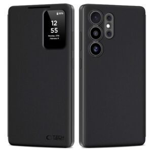 Tech-Protect Smart Wallet Case for Samsung Galaxy S25 Ultra - Matte Black