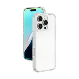 AmazingThing Minimal Case for iPhone 16 Pro Max Silicone Case - Transparent