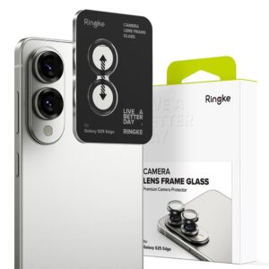 Ringke Camera Frame Protector for Samsung Galaxy S25 Edge - Black