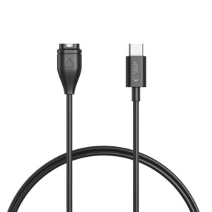 Tech-Protect MC04 UltraBoost USB-C Cable for Garmin Watch 1m - Black