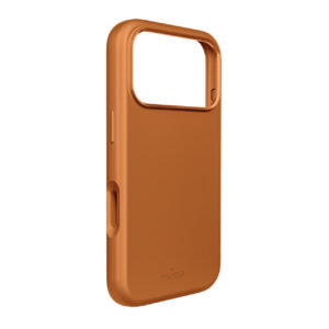 Puro Icon Mag Pro Liquid Silicone Case for iPhone 17 Pro / 18 Pro, MagSafe Compatible, with Camera Protection and Aluminum Buttons - Orange