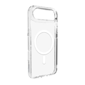 Puro Lite Mag TPU+PC Case Compatible with MagSafe for iPhone 17 Air - Transparent with White Ring