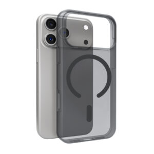 Puro Daylight Magsafe Compatible Silicone Case for iPhone 17 Pro / 18 Pro - Translucent Black