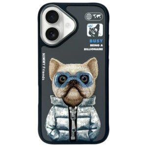 Nimmy Cool&Cute 2.0 Dog Case for iPhone 16 - Black