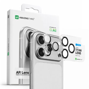 AmazingThing Sapphire Camera Glass for iPhone 17 Pro / Pro Max / 18 Pro / 18 Pro Max - with Clear Frame