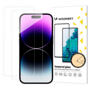 Wozinsky Tempered Glass 2-Pack for iPhone 16 Pro / 17 Pro / 18 Pro
