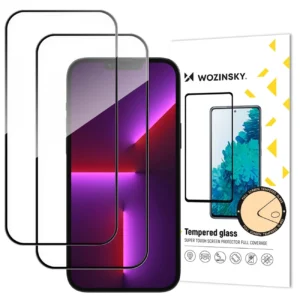 Wozinsky Full Glue Tempered Glass 2-Pack for iPhone 17 Pro Max / 18 Pro Max