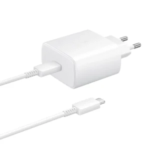 Samsung EP-TA845EWE 45W wall charger with USB-C cable Samsung EP-DW767JWE 45W 1.8m (OOB Bulk - replacement packaging) - white
