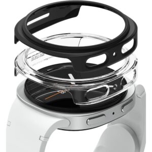 Ringke Slim 2-pack Case for Samsung Galaxy Watch 8 40mm - Transparent-Matte Black