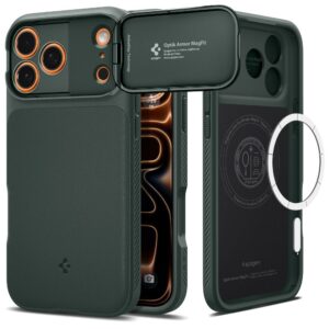 Spigen Optik Armor MagSafe Case for iPhone 17 Pro Max - Green
