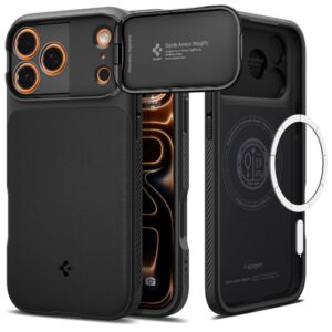 Spigen Optik Armor MagSafe Case for iPhone 17 Pro Max - Black