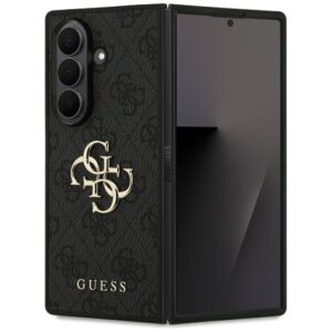 Guess PU 4G Metal Logo Case for Samsung Galaxy Z Fold 7 Grey
