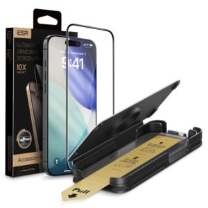 ESR UltraFit Armorite Pro Tempered Glass for iPhone 16 Pro / 17 - Transparent