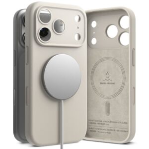Ringke Silicone Magnetic MagSafe Case for iPhone 17 Pro / 18 Pro - Beige
