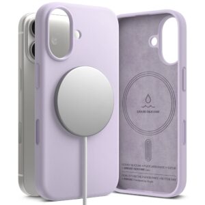 Ringke Silicone Magnetic MagSafe Case for iPhone 17 - Purple
