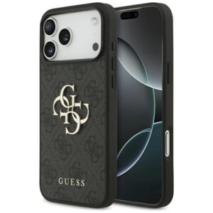 Guess 4G Big Logo Case for iPhone 17 Pro Max - Black