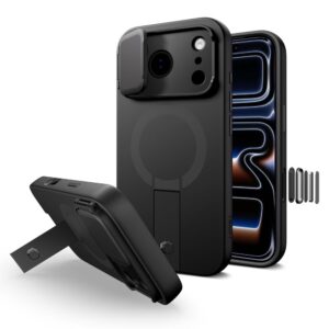 Tech-Protect Kevlar Aura MagSafe Case for iPhone 17 Pro Max - Black