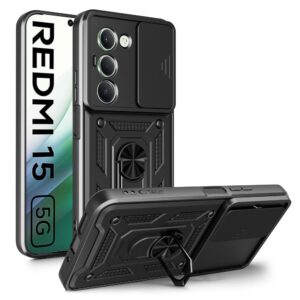 Tech-Protect CamShield Pro Case for Xiaomi Redmi 15 4G / 5G - Black