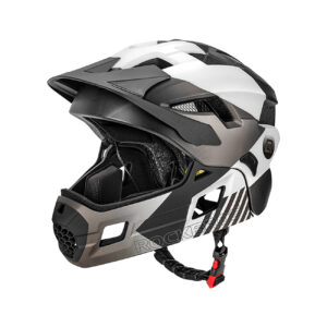 Rockbros TS-61 10110061005 Children's Bike Helmet with Detachable Chin Size S (48-54) - Gray