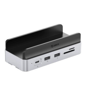Orico MiniDock 10-in-1 Docking Station with SSD Hard Drive Bay - Silver
