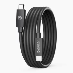 Orico USB4 Cable Compatible with Thunderbolt 5 80Gbps 240W USB-C to USB-C 2m - Black