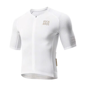 Rockbros YDDX011 Diamond Short Sleeve Cycling Jersey Size XXL - White