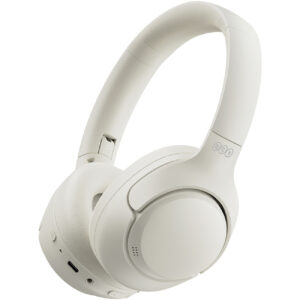 QCY H3 Over-Ear Headphones with ANC Bluetooth 5.4 Hi-Res Audio - White