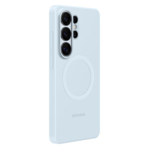 Samsung Silicone Magnet Case for Samsung Galaxy S26 Ultra, MagSafe Compatible - Blue