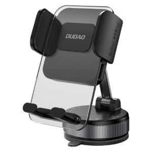Dudao F24PLUS Car Holder with Suction Cup for Dashboard - Black