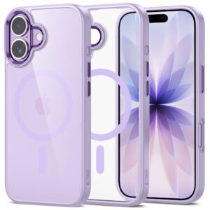 Tech-Protect MagMat MagSafe Case for iPhone 17 - Transparent Purple
