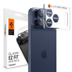 Spigen Optik Pro XL Camera Lens Glass for iPhone 17 Pro Max / 18 Pro Max - Navy Blue