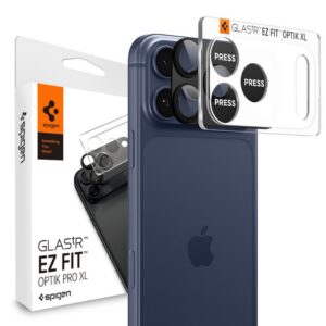 Spigen Optik Pro XL Camera Lens Glass for iPhone 17 Pro Max / 18 Pro Max - Black