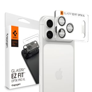 Spigen Optik Pro XL Camera Lens Glass for iPhone 17 Pro Max / 18 Pro Max - Silver
