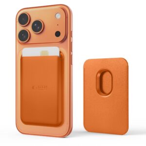Tech-Protect MagWallet MagSafe Magnetic Wallet for Phone - Orange