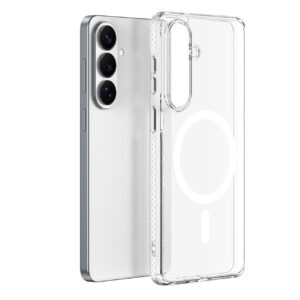 Dux Ducis Clin Mag Case Compatible with MagSafe for Samsung S26 - Transparent