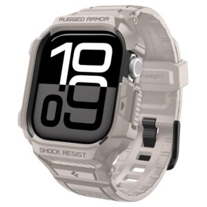Spigen Rugged Armor Pro V2 Apple Watch Strap (46mm) - Beige