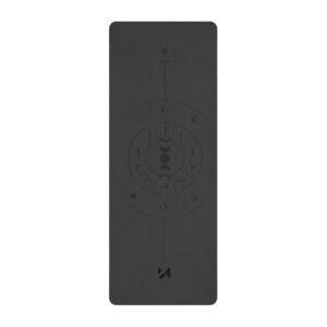 Wozinsky WNSP-NKB 183 x 61 x 0.5 cm natural rubber yoga mat - black