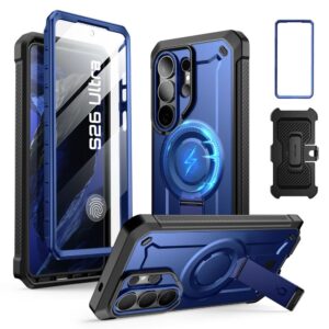 Supcase Unicorn Beetle Pro Mag MagSafe 2-set Case for Samsung Galaxy S26 Ultra - Black and Navy Blue