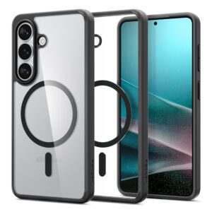 Spigen Ultra Hybrid Mag MagSafe Case for Samsung Galaxy S26 - Clear Black