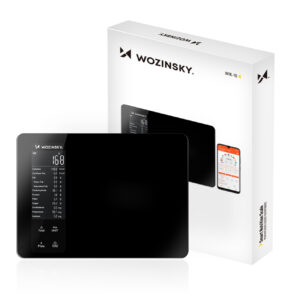 Wozinsky WIK-16 Smart Kitchen Scale with Digital Display, Bluetooth App - Black