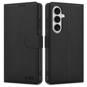 Tech-Protect Wallet Case for Samsung Galaxy S26 - Black