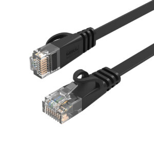 Orico PUG-C7B CAT7 10Gbps RJ45 Ethernet Network Cable Internet LAN Flat 2m - Black