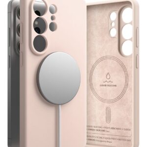 Ringke Silicone MagSafe Case for Samsung Galaxy S26 Ultra - Pink