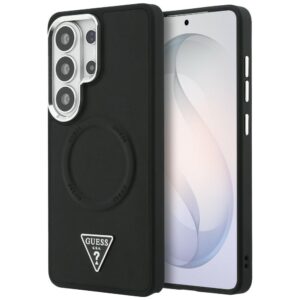 Guess case Embossed Ring Triangle Logo MagSafe for Samsung Galaxy S26 Ultra black
