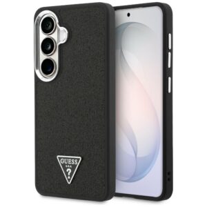 Guess case Fixed Glitter Triangle MagSafe for Samsung Galaxy S26 Plus black