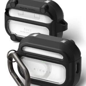 Ringke UX Magnetic Case for AirPods Pro 3 - Black and Clear