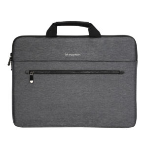 Wozinsky WTL-15 15.6" Laptop Bag with Handle and Metal Zipper - Gray